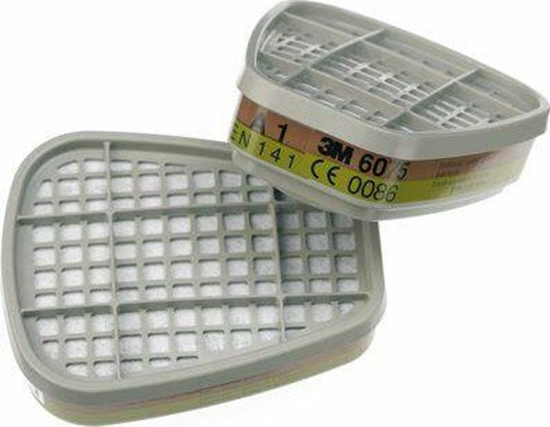 Изображение Filtr wymienny 3M 3M FILTR PRZECIW GAZOM I OPAROM /2szt. 3M6075 A1 3M7000034746