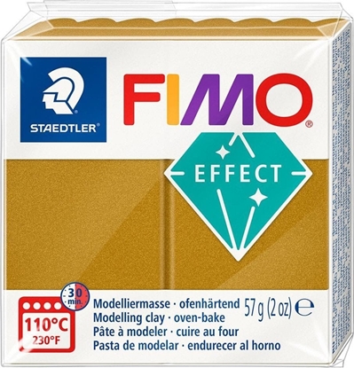 Изображение Fimo effect masa termoutwardzalna 57 g zoty metaliczny Staedtler