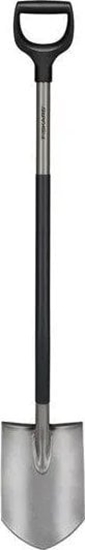 Изображение Fiskars Ergonomic 1066708 Pointed Spade, Grey