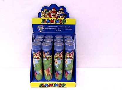 Изображение Flamingo Kredki 12 kolorw w metalowej tubie