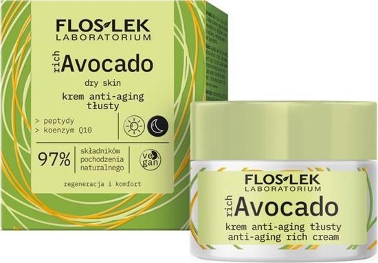 Picture of Floslek richAvocado Krem Anti-aging tusty na dzie i noc - skóra sucha 50ml
