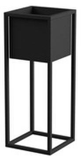 Picture of Tajemniczy ogród FLOWER POT COVER NANTES S BLACK 23X23X60