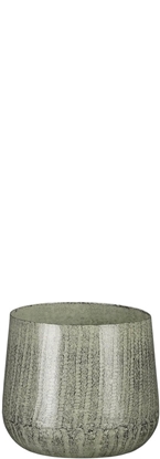 Attēls no Flowerpot Mica Benson 1071766  metal  Ø 12 cm  gray