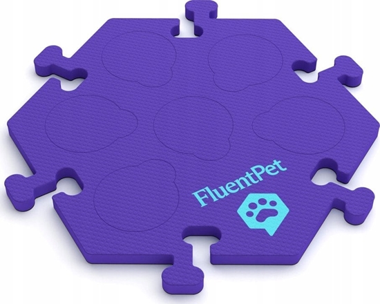 Picture of FluentPet - HexTile Compact - piankowa mata do przycisków - fioletowa