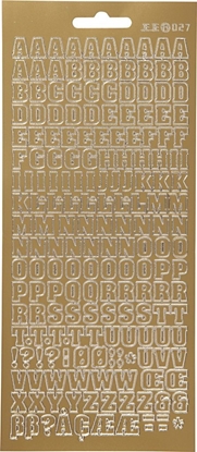 Picture of Focus Focus Stickers Gold Letters Design 3