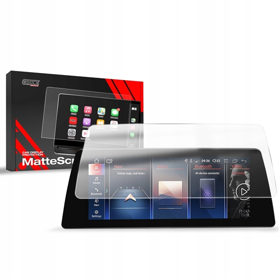 Picture of Radio samochodowe GrizzGlass Folia matowa CarDisplay Protection do radia samochodowego Android BMW 2 F22 F23 10,25" 2013-2021