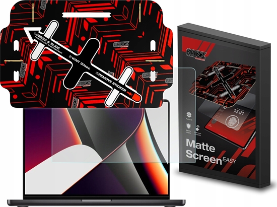 Picture of Filtr GrizzGlass Folia matowa MatteScreen Easy do Apple MacBook Pro 16" M4 Pro 2024