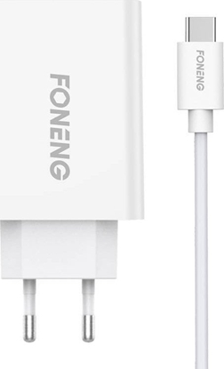 Attēls no Foneng Fast charger Foneng 1x USB EU43+ USB Type C cable