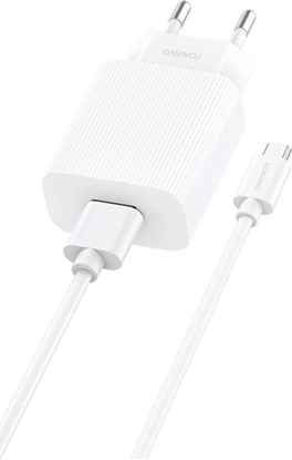 Picture of Foneng Fast charger Foneng EU28, 1xUSB, QC 3.0 + Cable USB Micro