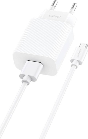 Picture of Foneng Fast charger Foneng EU28, 1xUSB, QC 3.0 + Cable USB Micro