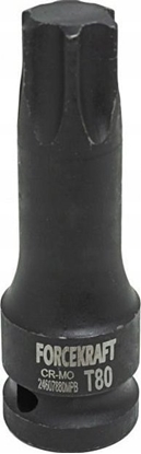 Attēls no Forcekraft Nasadka- bit TORX udarowa T80 1/2"