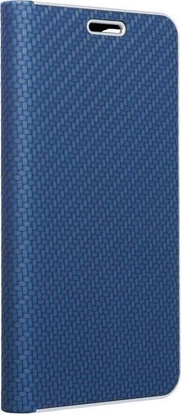 Picture of ForCell Etui Kabura Forcell LUNA Book Carbon do SAMSUNG S22 niebieski