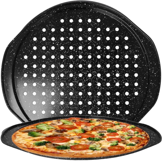 Picture of FORMA BLACHA DO PIZZY 33CM PERFOROWANA BRUNBESTE BB-2553