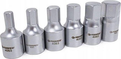 Изображение Forsage Klucze nasadki do korków ojeju 6-ktne 6 szt.