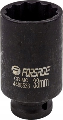 Изображение Forsage Nasadka udarowa gboka 1/2" 33mm (12-ktna)