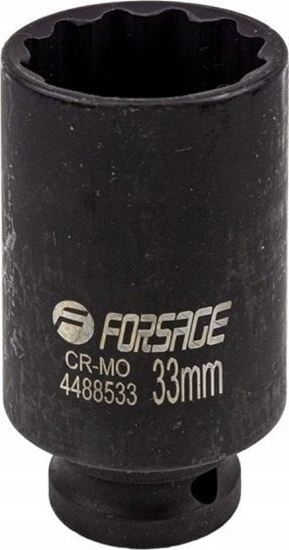 Изображение Forsage Nasadka udarowa gboka 1/2" 33mm (12-ktna)