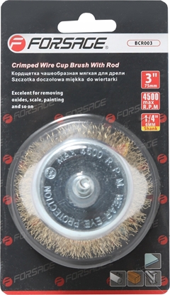 Attēls no Forsage Szczotka do wiertarki doczoowa O 75mm t mikka w blistrze