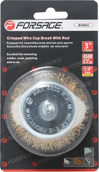 Picture of Forsage Szczotka do wiertarki doczoowa O 75mm t mikka w blistrze