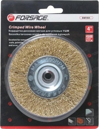 Attēls no Forsage Szczotka ktowa tarczowa mikka do szlifierek 150mm
