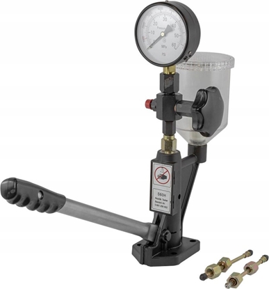 Attēls no Forsage Tester dysz wtryskiwaczy diesla z manometrem i gwintowymi adapterami -przejciówkami