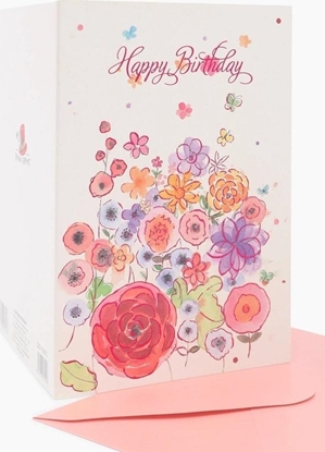 Attēls no Fresh Karnet B6 ZZG-190510 zocony Urodziny kwiaty