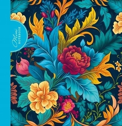 Attēls no Fresh Notatnik ozdobny 100x100/48K kratka Flora niebieski