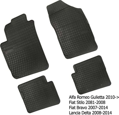 Picture of Frogum DYWANIKI GUMOWE ALFA ROMEO GULIETTA 2010- / FIAT STILO 2002-2008 / LANCIA DELTA 2008