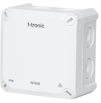 Picture of F-TRONIC Membrandåse 85x85x54mm IP66 hvid