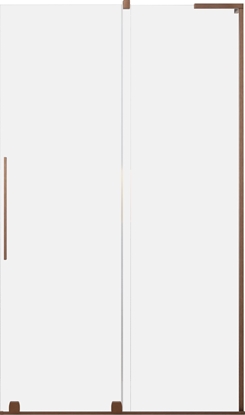 Изображение Furo SL Walk-in Drzwi 638 Prawe Szczotkowana Mied/Przejrzyste