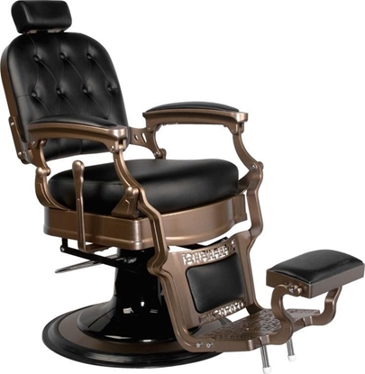 Picture of Gabbiano GABBIANO FOTEL BARBERSKI OLD ERNESTO CZARNY