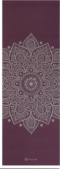 Picture of Gaiam GAIAM MATA DO JOGI MIDNIGHT PLUM SUNDIAL FLOWER 5MM 65734