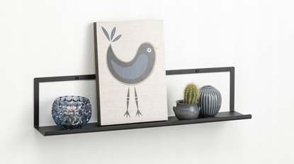 Picture of NAGA Gallerihylde w metal'u 7,5 x 45 cm czarny