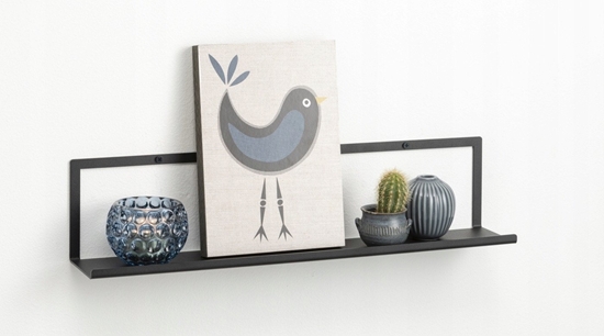 Picture of NAGA Gallerihylde w metal'u 7,5 x 45 cm czarny