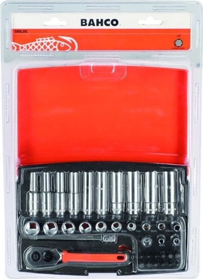 Picture of Instrumentu komplekts Bahco SBSL25L; 1/4''; 37 gab.