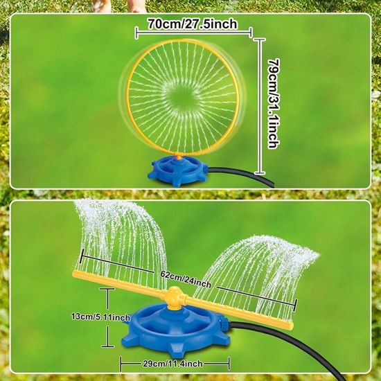 Picture of Gardena Gardena Spray Nozzle 360°, Circular water sprinkler, Black