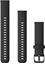 Attēls no Garmin Pasek silikonowy na nadgarstek Quick Release 18 (czarny / popielata sprzczka) (010-12932-01)