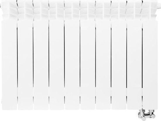 Изображение Gavia Grzejnik aluminiowy Gavia 500/D 10 eberek z podczeniem dolnym