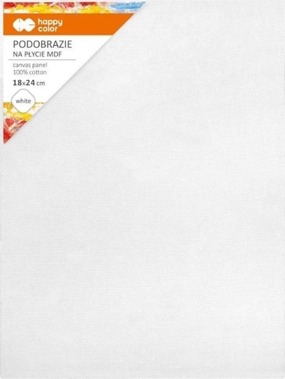 Picture of GDD Podobrazie baweniane 18x24cm biae HAPPY COLOR