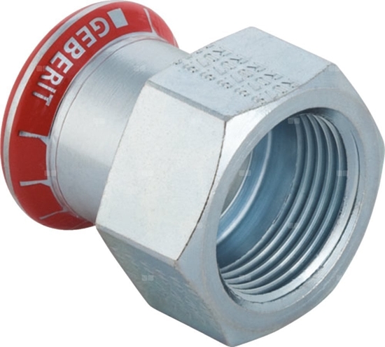 Изображение Geberit Mapress C-Stahl FKM - Zczka przejciowa z gw.wewn. d28-Rp1/2  [1]