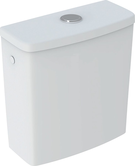 Picture of Geberit Selnova Square Spuczka nasadzana, B37cm, H39cm, T16.5cm, spukiwanie dwudzielne, przycze wody z boku