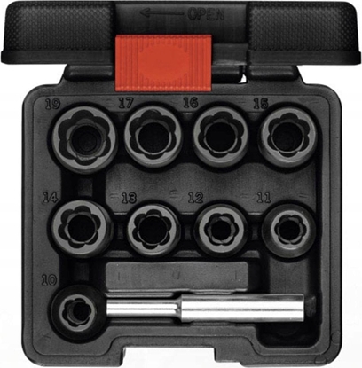 Picture of GEDORE red Spiral Flute Extractors 1/2   10-piece