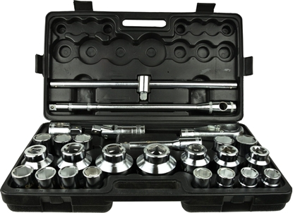 Picture of Geko #Zestaw kluczy nasadowych 26el.3/4" 21-65 6-kt(1)