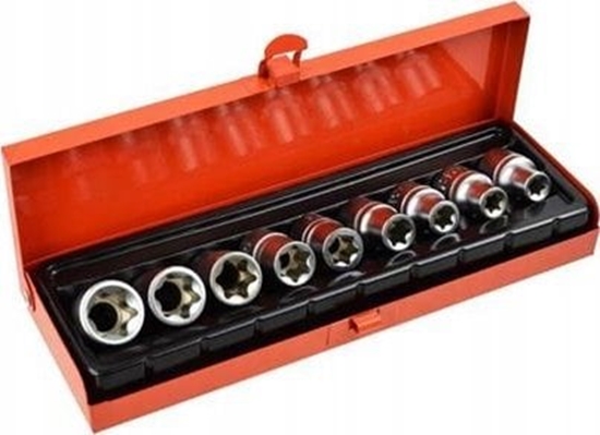 Picture of Geko 9el.kpl.nasadek torx E10-24,1/2"GEKO,walizka(20)