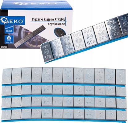 Picture of Geko Ciarki klejone XTREME ocynkowane 12x5g  zestaw 100 pasków (6kg) (4)