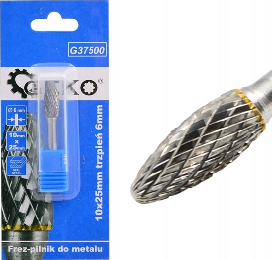 Picture of Geko Frez-pilnik do metalu z wglika wolframu 10x25mm (200)