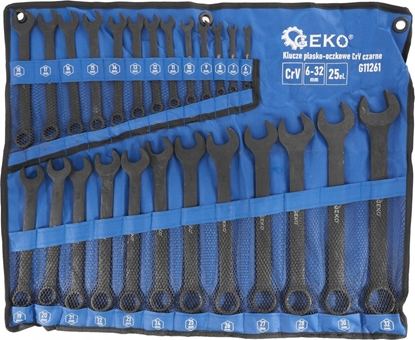 Picture of Geko Klucze pasko-oczkowe CRV-czarne 6-32mm 25el. (4)