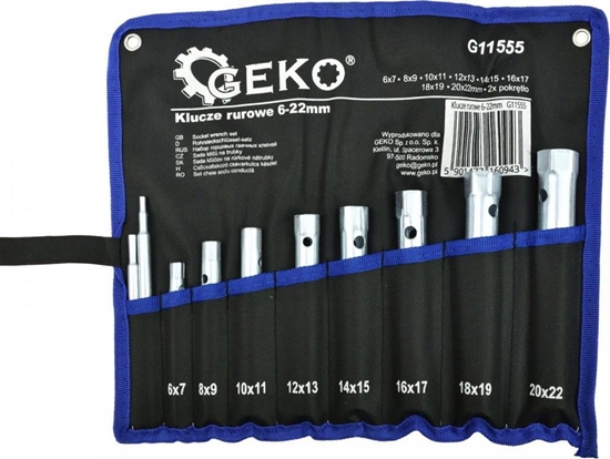 Изображение Geko KLUCZE RUROWE 6-22MM (12/24) G11555 GEKO