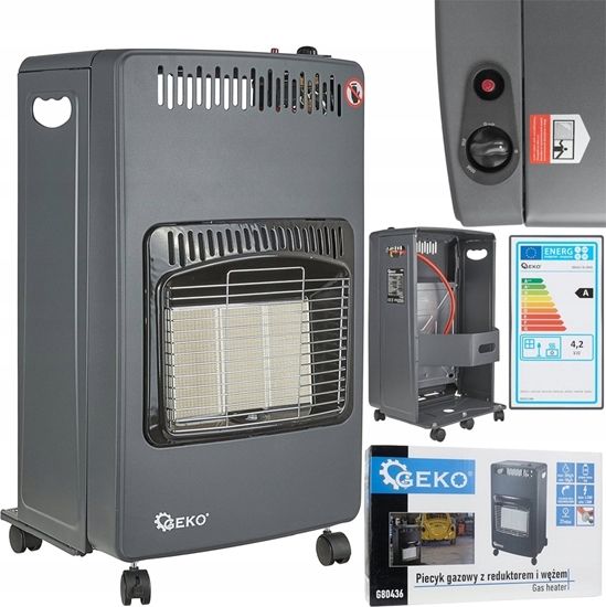 Изображение Geko Piecyk gazowy w zestawie z reduktorem i wem 4,2kW  typ 2 (1)