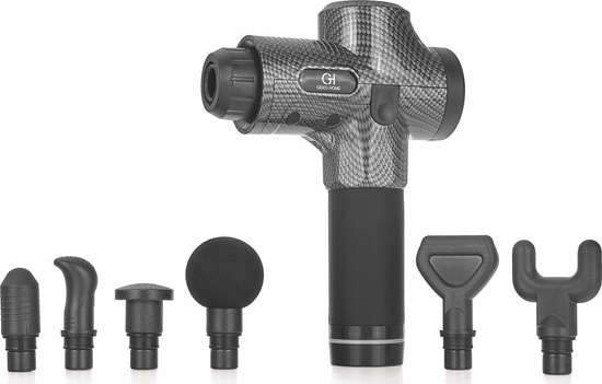 Изображение Geko Pistolet do masau 100W z etui + 8 kocówek masujcych (10)