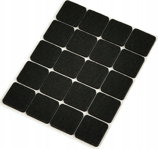 Изображение Geko Podkadki filcowe pod meble 20x20mm 20szt. (25/250)
